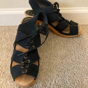 No. 6 Isadora Sandals, Black